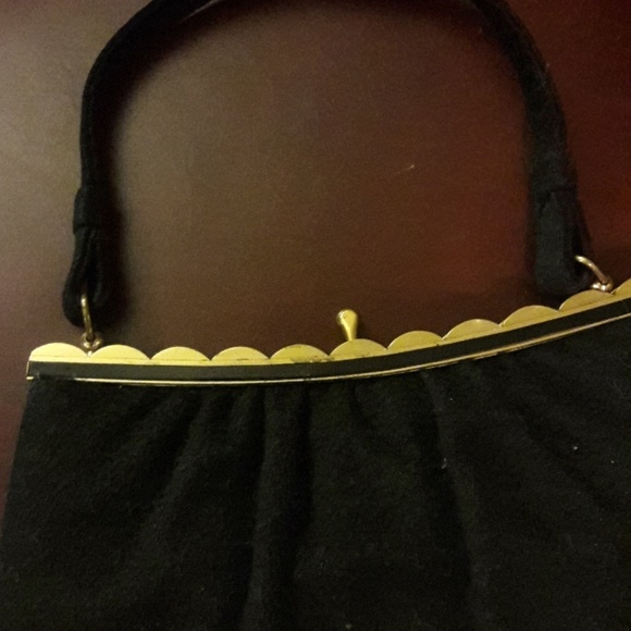 VINTAGE LEWIS BLACK BAG - Picture 2 of 4
